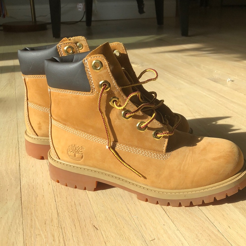 Youth size 4 Timberlands